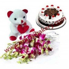 Flower + Cake + Tedibear